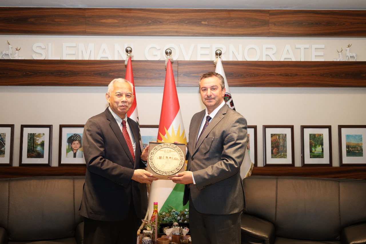 Qaiwan International University held a significant meeting with Dr. Haval Abubakr, Governor of Sulaimani,
